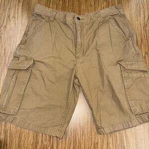 Carhartt Shorts Mens 36 Brown Relaxed Fit Cargo Force Casual Outdoors Adult